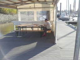 Frühstück in Finkenwerder