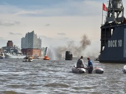 Hfengeburstag mit Bootsbrand