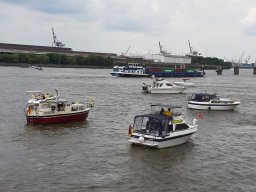 SchiffsDemo rettet die Dove Elbe