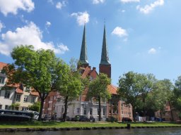 Lübeck Trave mit Timm