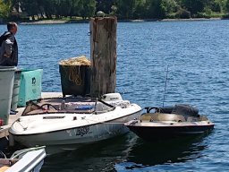 Lübeck Trave mit Timm