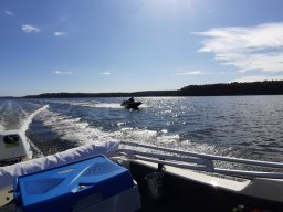 Lübeck Trave mit Timm