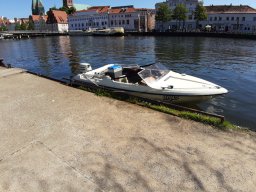 Lübeck Trave mit Timm