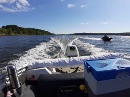 Lübeck Trave mit Timm