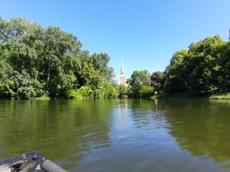 Lübeck Trave mit Timm