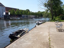 Lübeck Trave mit Timm