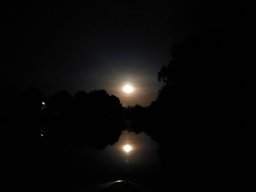Allein eine Nacht-Tour auf der Dove Elbe